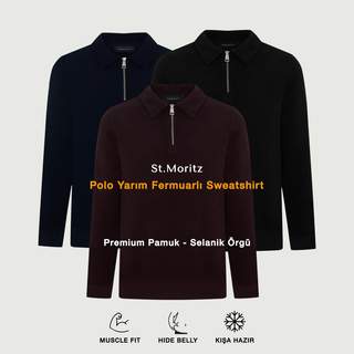 St. Moritz Sweatshirt: Kışlık Erkek Giyimde Sofistike Bir Dokunuş