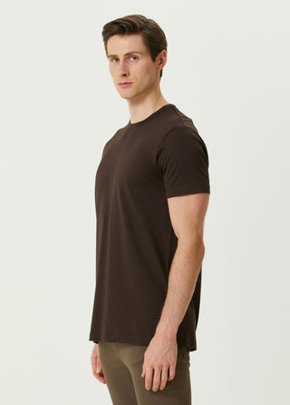 Bosphorus | Premium Modal Qsimple Muscle Up Fit Tişört – Acı Kahve My Store