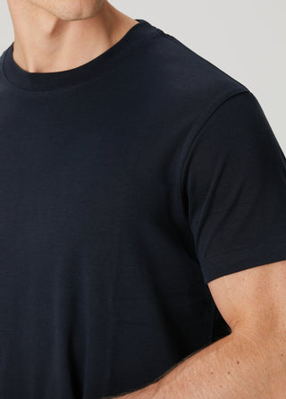 Copenhagen | Premium Interlok Qsimple MuscleFit Tişört  – Koyu Lacivert SIMPLEQLOTH