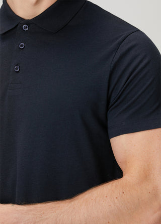 Monaco | Polo Kısa Kollu – Qsimple Muscle Up Fit T-shirt - Koyu Lacivert My Store