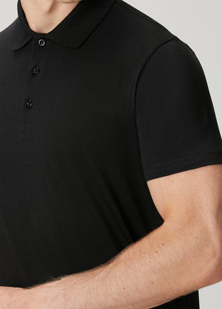 Monaco | Polo Kısa Kollu – Qsimple Muscle Up Fit T-shirt - Siyah My Store