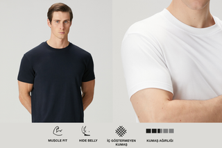 Kışlık Kalın Erkek Tişört | Copenhagen Premium Interlock ile Sessizlüks