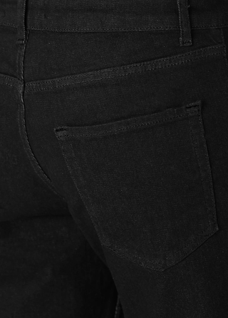 Qsimple Every Day Power Stretch 4 Ways Custom Fit Jean Black