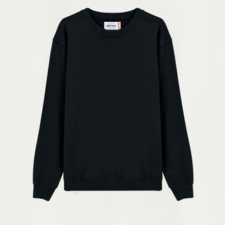 Qsimple Men's Organic Cotton Crew Neck Sweatshirt