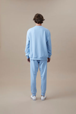 Sweatshirt %100 Organik Pamuk Mavi