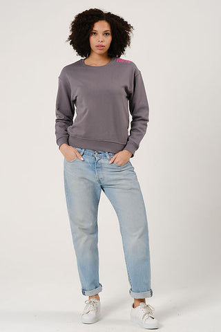 Qsimple Organic Freak Gray Sweatshirt