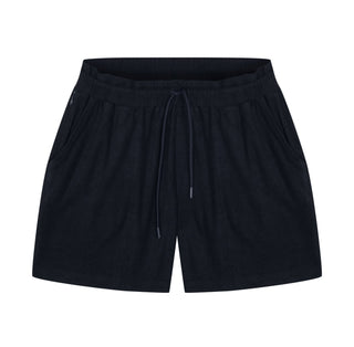 Qsimple Towelling Luxe Modal Lacivert Shorts