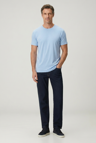 Bosphorus | Premium Modal Qsimple Muscle Up Fit Tişört – Light Blue My Store