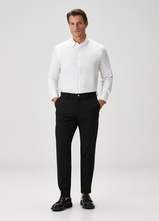The Masterpiece I High-Stretch Technical Pants – "Tailored Precision" I Black SIMPLEQLOTH