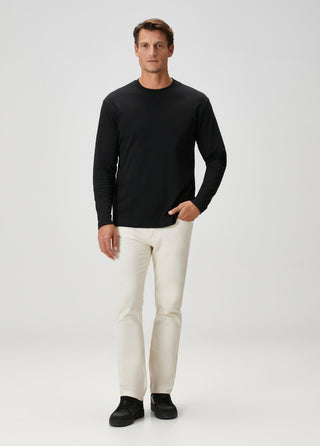 Oslo | Uzun Kollu Tişört – Premium Interlok Qsimple Muscle Up Fit - Siyah SIMPLEQLOTH