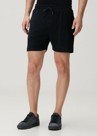 Qsimple Towelling Luxe Modal Lacivert Shorts