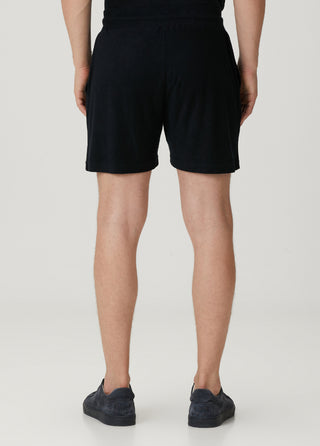Qsimple Towelling Luxe Modal Lacivert Shorts