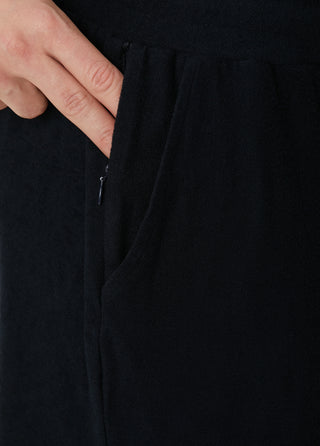 Qsimple Towelling Luxe Modal Lacivert Shorts