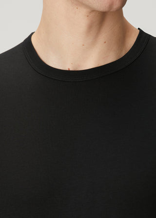 Siena | Uzun Kollu – Qsimple Muscle Fit Bisiklet Yaka Tişört - Siyah My Store