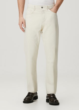 Qsimple Regular Fit Beige Jean