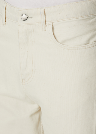 Qsimple Regular Fit Beige Jean