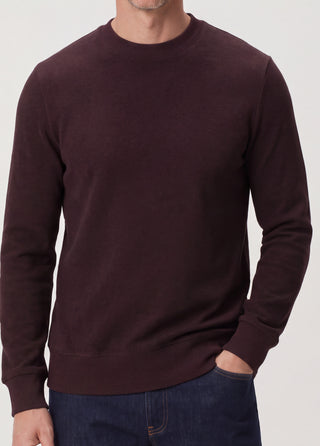 Stockholm | Bisiklet Yaka Sweatshirt-Bordo-Lacivert Melanj My Store