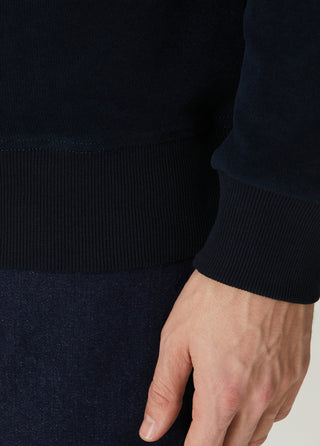 Stockholm | Bisiklet Yaka Sweatshirt-Koyu Lacivert