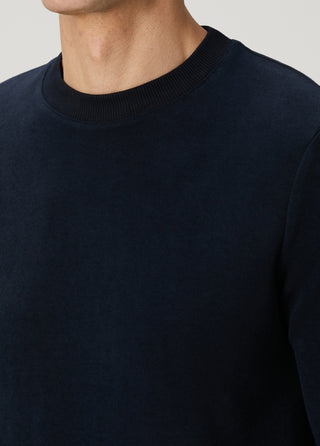 Stockholm | Bisiklet Yaka Sweatshirt-Koyu Lacivert