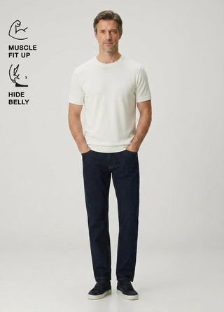Tokyo | Rayon Silky Knit - Qsimple Muscle Fit Hide Belly Tshirt - Off-White My Store