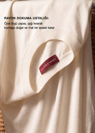 Tokyo | Rayon Silky Knit - Qsimple Muscle Fit Hide Belly Tshirt - Off-White My Store