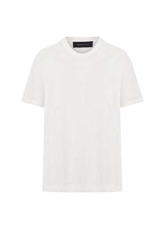 Tokyo | Rayon Silky Knit - Qsimple Muscle Fit Hide Belly Tshirt - Off-White My Store