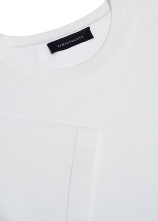 Tokyo | Rayon Silky Knit - Qsimple Muscle Fit Hide Belly Tshirt - Off-White My Store