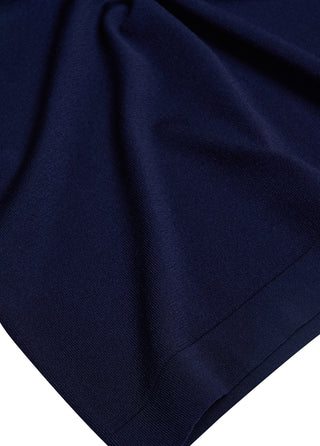 Tokyo | Rayon Silky Knit - Qsimple Muscle Fit Hide Belly Tshirt - Navy My Store