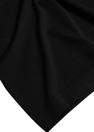 Tokyo | Rayon Silky Knit - Qsimple Muscle Fit Hide Belly Tshirt - Black My Store